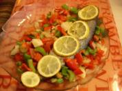 Regenbogenforelle auf Gemüsebett - Rezept