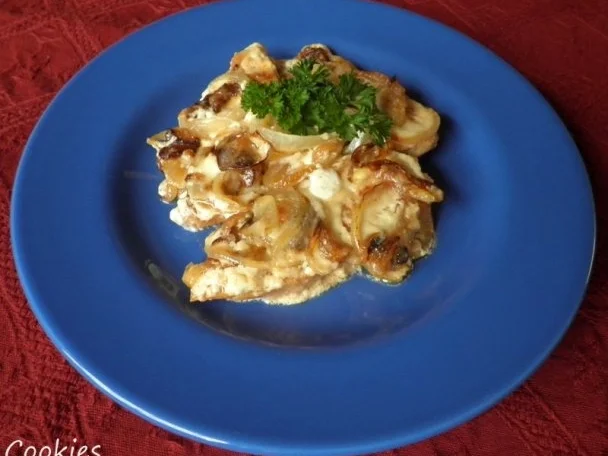 Hähnchen in Zwiebelsahne ... - Rezept - Bild Nr. 2