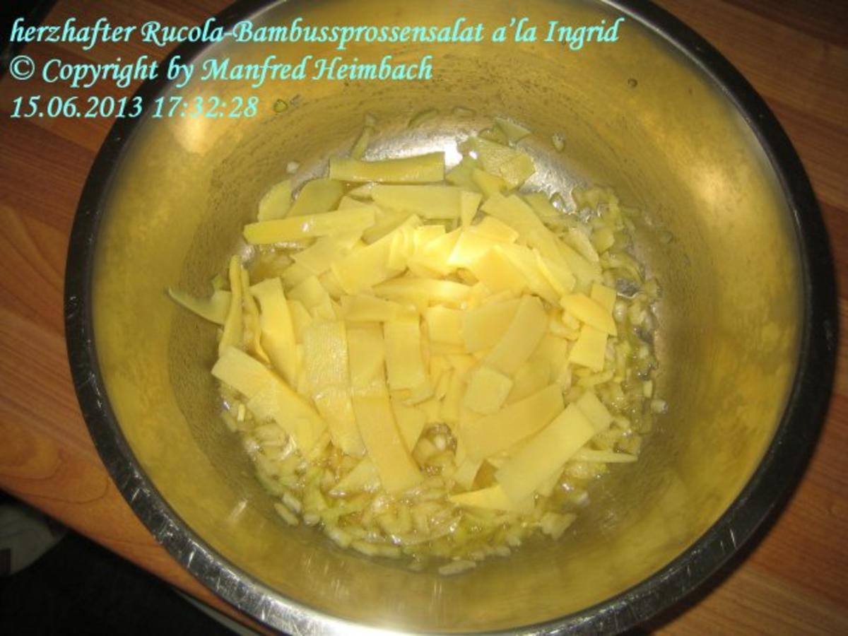 Salat – Rucola - Bambussprossensalat a’la Ingrid - Rezept - Bild Nr. 5