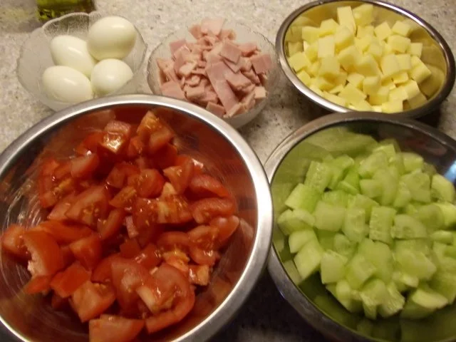 Rezept: Italienischer Salat Bild Nr. 3 Italienischer Salat - Rezept - Bild Nr. 3