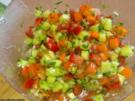 Bunter Gurkensalat - Rezept
