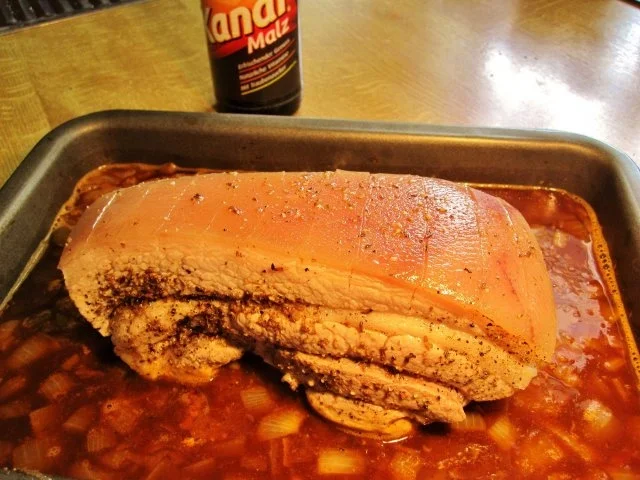 Schweinebauch mit knuspriger Schwarte - Rezept - Bild Nr. 4