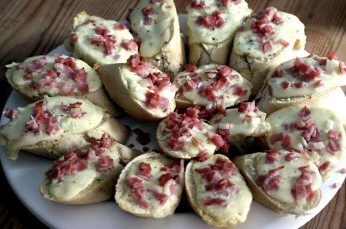 Gratinierte Kräuterbaguettes No. II - Rezept - kochbar.de