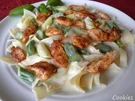 Grüner Spargel, Hähnchen und Nudeln ... - Rezept