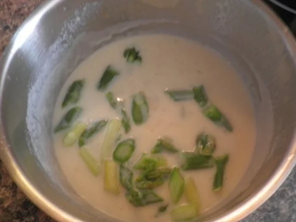 Grüner Spargel, Hähnchen und Nudeln ... - Rezept - Bild Nr. 6