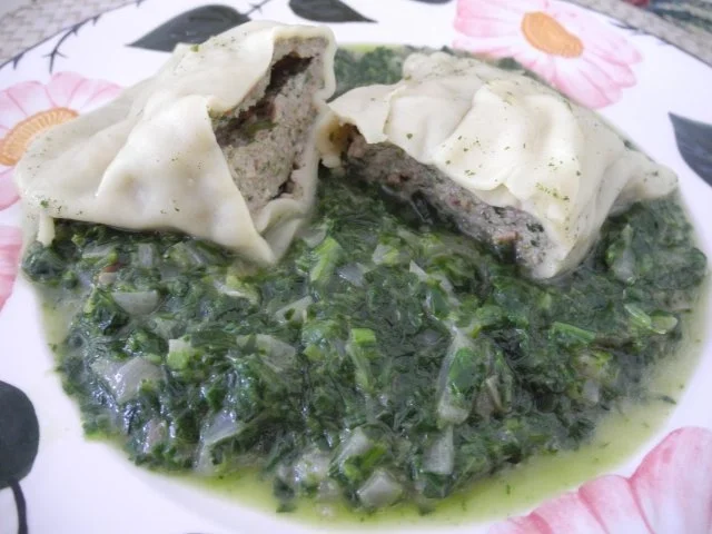 Maultaschen auf Spinat - Rezept - Bild Nr. 2