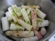 Gemüsebeilage : Weißen Spargel an Kokosmilch - Rezept