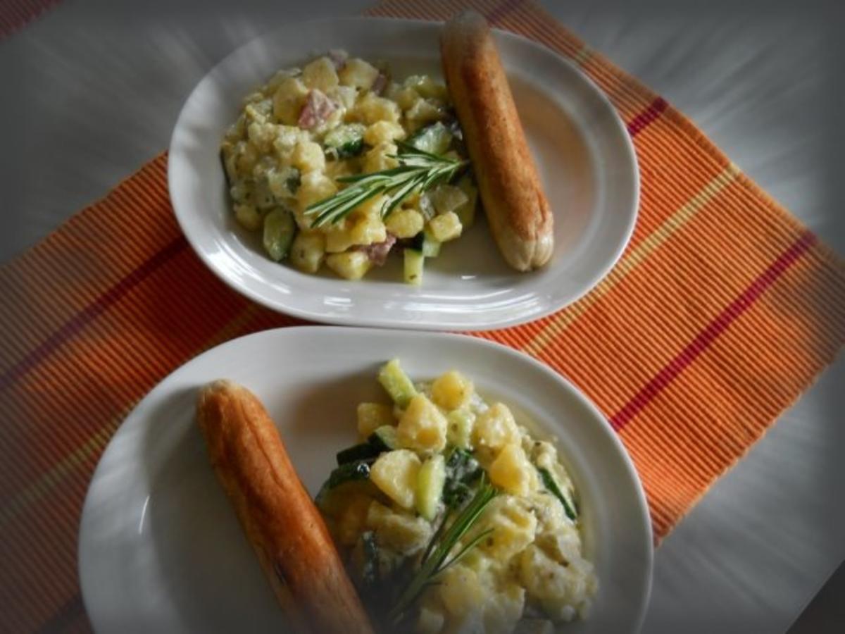 Bilder für Warmer Kartoffelsalat - Rezept