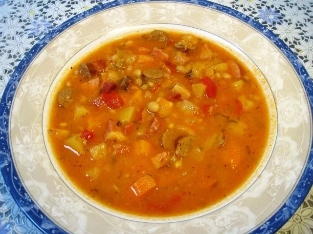 Serbische Bohnensuppe ... - Rezept - Bild Nr. 7