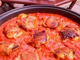 Rezept: Südafrikanisches Hühnchen " sehr scharf " mit rote Bohnen Reis Bild Nr. 7 Südafrikanisches Hühnchen " sehr scharf " mit rote Bohnen Reis - Rezept - Bild Nr. 7