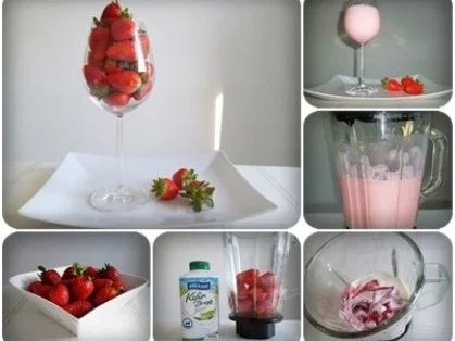 ❀ Erfrischender Milchshake mit frischen Erdbeeren ❀ - Rezept - Bild Nr. 8