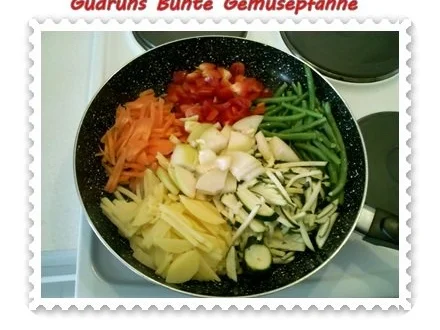 Gemüse: Bunte Gemüsepfanne - Rezept - Bild Nr. 3
