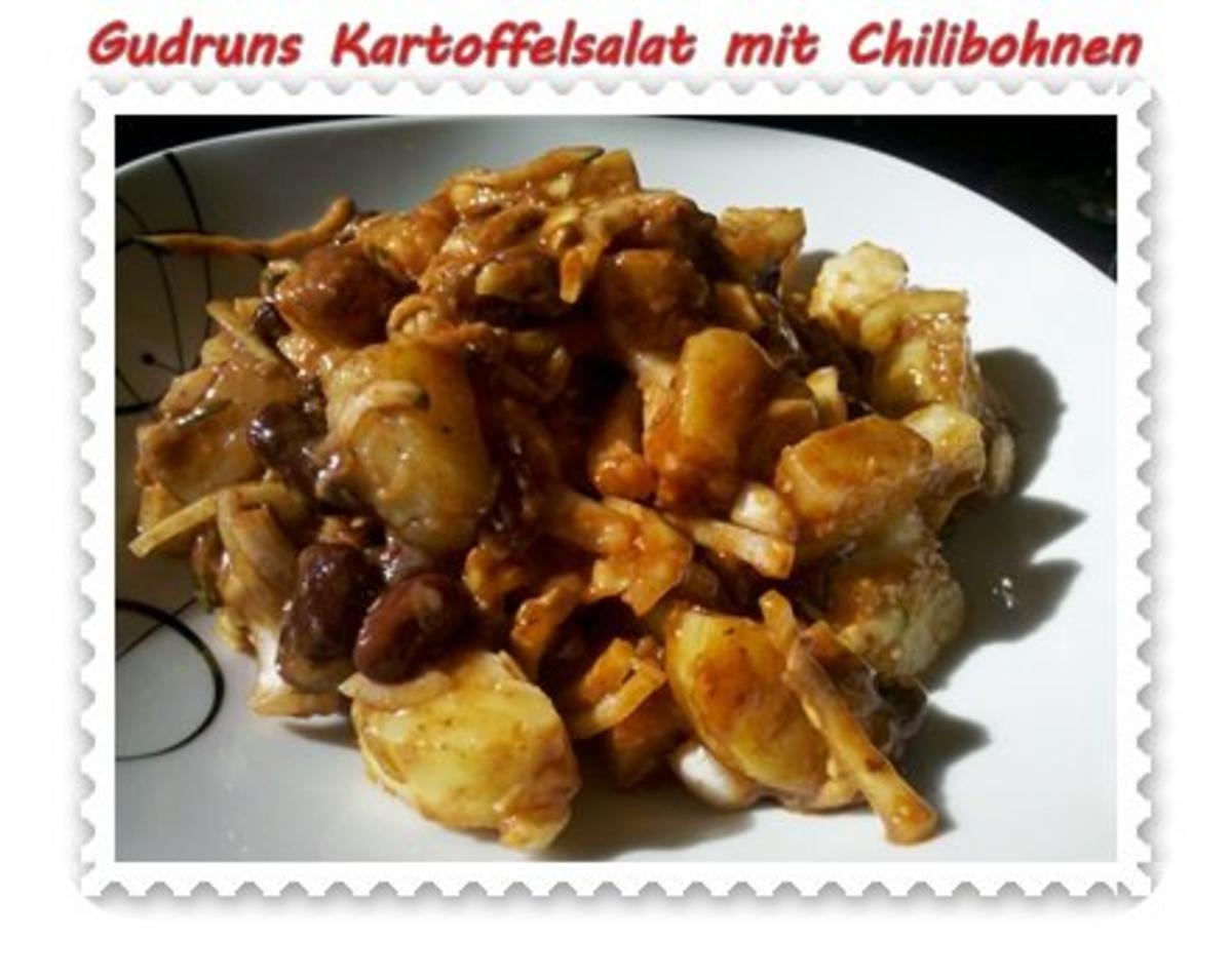 Salat: Kartoffelsalat mit Chilibohnen - Rezept