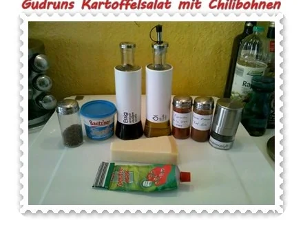 Rezept: Salat: Kartoffelsalat mit Chilibohnen Bild Nr. 3 Salat: Kartoffelsalat mit Chilibohnen - Rezept - Bild Nr. 3