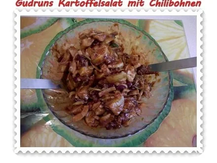 Rezept: Salat: Kartoffelsalat mit Chilibohnen Bild Nr. 5 Salat: Kartoffelsalat mit Chilibohnen - Rezept - Bild Nr. 5