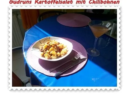 Rezept: Salat: Kartoffelsalat mit Chilibohnen Bild Nr. 7 Salat: Kartoffelsalat mit Chilibohnen - Rezept - Bild Nr. 7