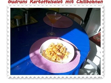 Rezept: Salat: Kartoffelsalat mit Chilibohnen Bild Nr. 8 Salat: Kartoffelsalat mit Chilibohnen - Rezept - Bild Nr. 8