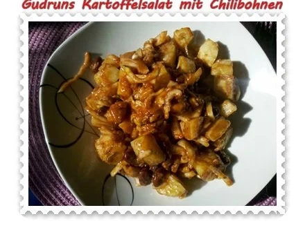 Rezept: Salat: Kartoffelsalat mit Chilibohnen Bild Nr. 9 Salat: Kartoffelsalat mit Chilibohnen - Rezept - Bild Nr. 9