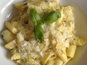 Conchiglioni mit Spargel,Safran und Ricotta - Rezept