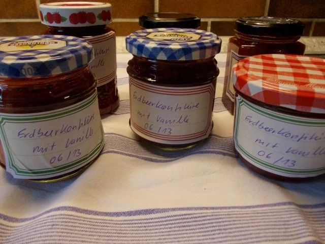 Erdbeerkonfitüre mit Vanille - Rezept