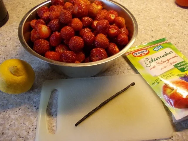 Erdbeerkonfitüre mit Vanille - Rezept - Bild Nr. 2