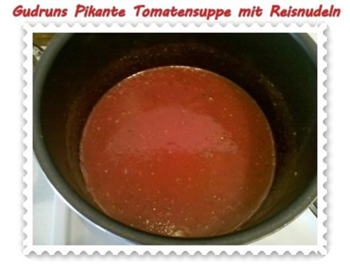 Suppe: Tomatensuppe mit Reisnudeln - Rezept - Bild Nr. 3