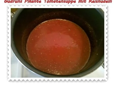 Suppe: Tomatensuppe mit Reisnudeln - Rezept - Bild Nr. 3