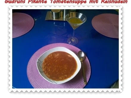 Suppe: Tomatensuppe mit Reisnudeln - Rezept - Bild Nr. 6