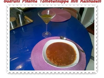 Suppe: Tomatensuppe mit Reisnudeln - Rezept - Bild Nr. 8