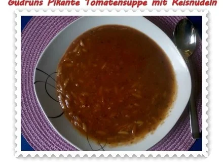 Suppe: Tomatensuppe mit Reisnudeln - Rezept - Bild Nr. 9