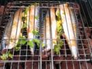 Makrele auf Lava Steine gegrillt - Rezept