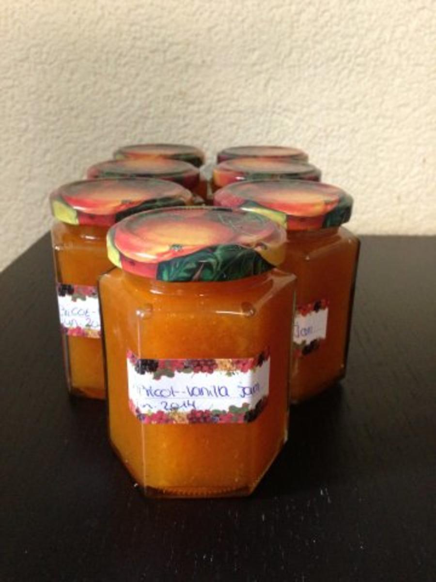 Apricot--Vanilla-Lavendel-Jam. - Rezept