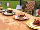 BBQ Burger griechisch - Rezept
