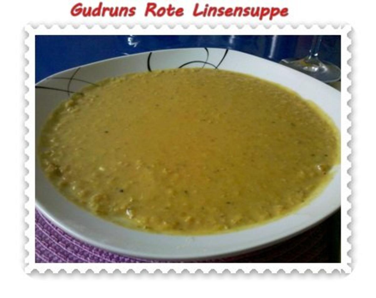 Suppe: Rote Linsensuppe - Rezept