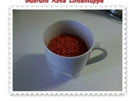 Rezept: Suppe: Rote Linsensuppe Bild Nr. 3 Suppe: Rote Linsensuppe - Rezept - Bild Nr. 3