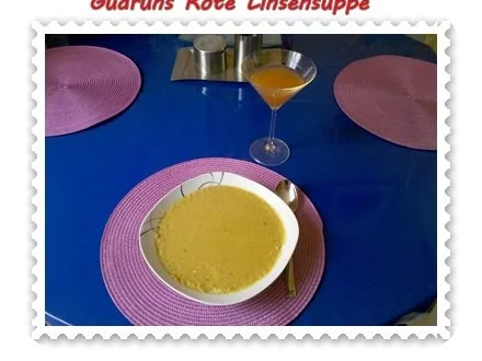 Rezept: Suppe: Rote Linsensuppe Bild Nr. 6 Suppe: Rote Linsensuppe - Rezept - Bild Nr. 6
