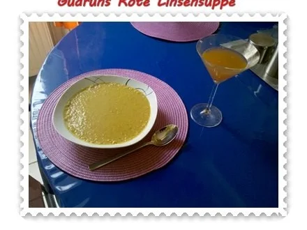 Rezept: Suppe: Rote Linsensuppe Bild Nr. 7 Suppe: Rote Linsensuppe - Rezept - Bild Nr. 7