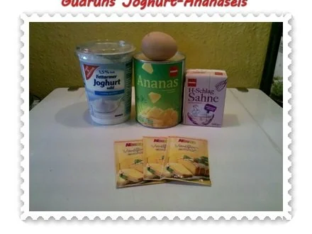 Rezept: Eis: Joghurt-Ananaseis Bild Nr. 2 Eis: Joghurt-Ananaseis - Rezept - Bild Nr. 2