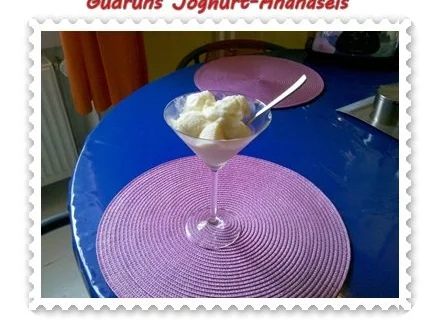 Rezept: Eis: Joghurt-Ananaseis Bild Nr. 8 Eis: Joghurt-Ananaseis - Rezept - Bild Nr. 8