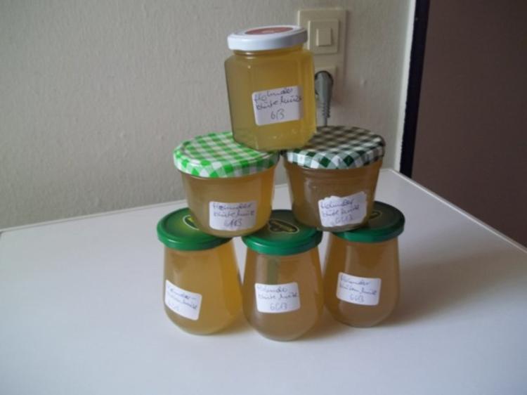 Holunderblütengelee mit Minze - einfach - von Hexenlady01