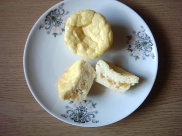 Käsekuchen - Muffins mit Nektarinen - Rezept