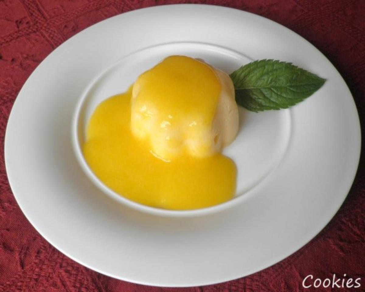 Cremiges Limetten - Dessert mit beschwipster Mangosoße - Rezept - Bild Nr. 2