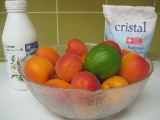 Rezept: Aprikosen-Buttermilch-Eis Bild Nr. 2 Aprikosen-Buttermilch-Eis - Rezept - Bild Nr. 2