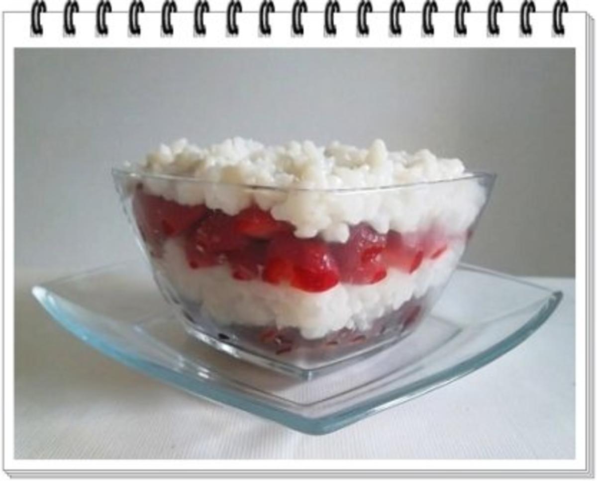 Milchreis mit frischen Kirschen und Erdbeeren - Rezept - Bild Nr. 11