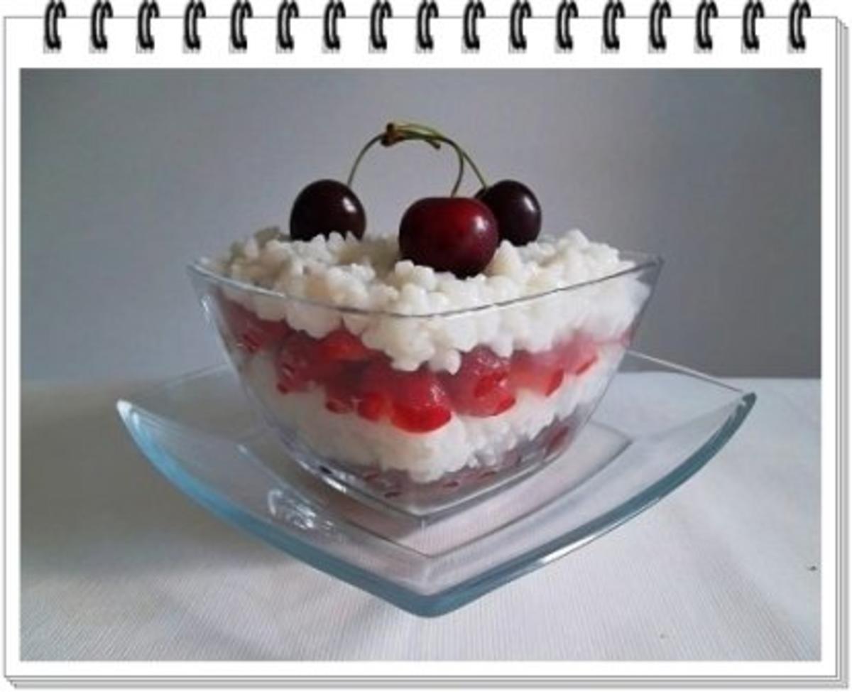 Milchreis mit frischen Kirschen und Erdbeeren - Rezept - Bild Nr. 12