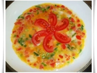 Sommerliches  Omelett mit Blümchen - Rezept - Bild Nr. 10