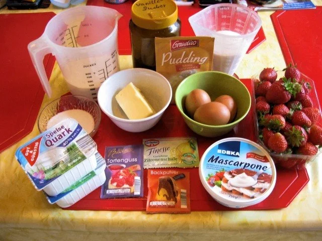 Käsekuchen mit Erdbeeren - Rezept - Bild Nr. 2