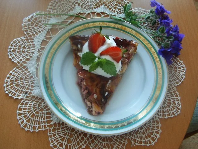 Rhabarber- Erdbeerkuchen - Rezept - Bild Nr. 12