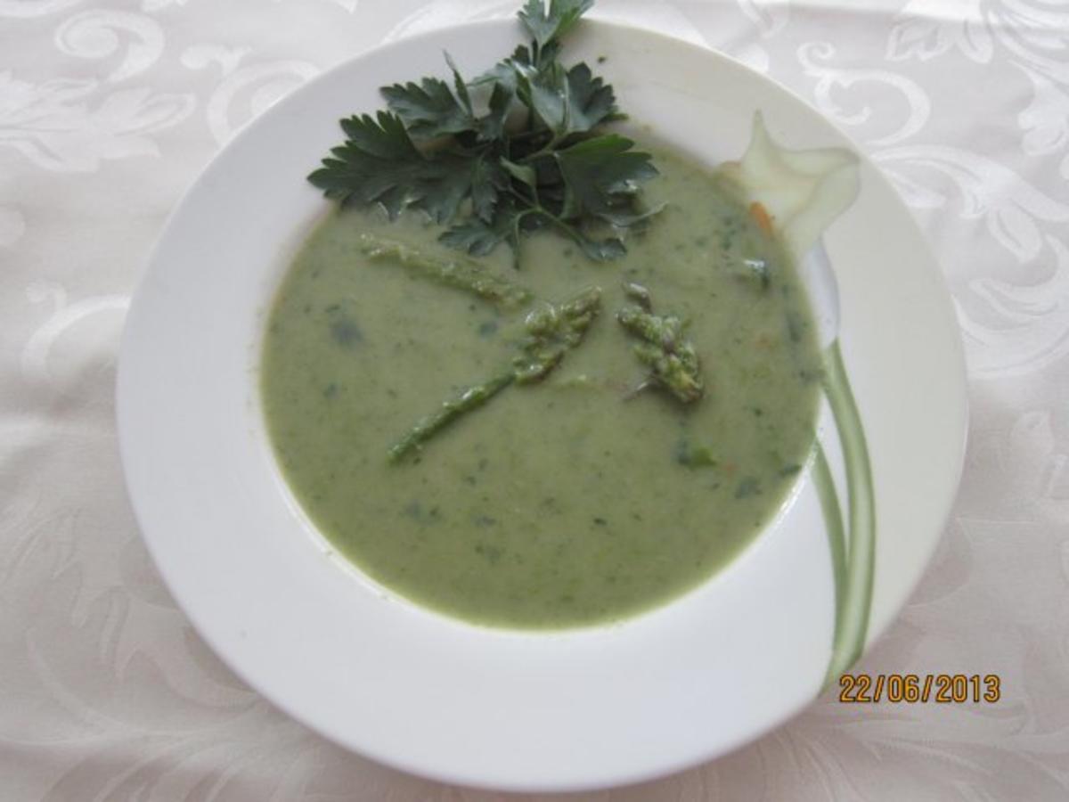 Bilder für Grüne Spargelsuppe - Rezept