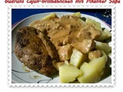 Geflügel: Cajun-Grillhähnchen mit Pikanter Soße - Rezept